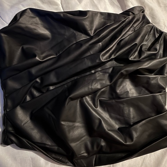 Tops - Black Faux Leather top
